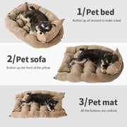 3-in-1 Multifunction Warm Bed Mat for Dogs and Cats