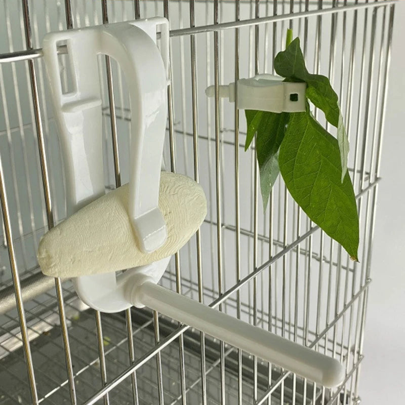 Clip-On Fruit and Vegetable Food Holder for Bird Cages