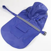 Reflective Tape Dog Raincoat - Large Pet Rain Jacket XS-XXL