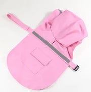 Reflective Tape Dog Raincoat - Large Pet Rain Jacket XS-XXL
