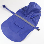 Reflective Tape Dog Raincoat - Large Pet Rain Jacket XS-XXL