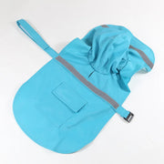 Reflective Tape Dog Raincoat - Large Pet Rain Jacket XS-XXL