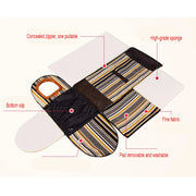 Star Print Foldable Pet House - Warm Dog and Cat Kennel Bed