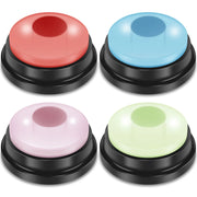 Recordable Dog Training Buttons with Light - 4/6Pc Interactive Pet Buzzer Set