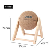Sisal Rope Cat Scratching Ball Board for Paw Grinding