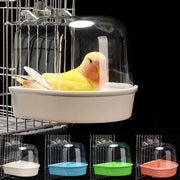 Hanging External Bird Bath for Parrots and Mynas