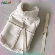 Cute Cotton Dog Vest Jacket - Soft Autumn Winter Coat for Small Pets