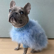 Fluffy Warm Dog Sweater - Autumn Winter Party Pet Pullover