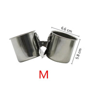 Stainless Steel Single or Double Bird Feeder Bowl