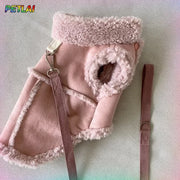 Cute Cotton Dog Vest Jacket - Soft Autumn Winter Coat for Small Pets
