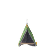 Soft Plush Hanging Parrot Nest Hammock and Cage Hut