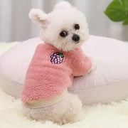 Small Dog Fleece Hoodie Coat - Warm Puppy Outfit for Chihuahuas
