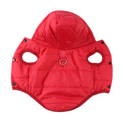 Hooded Fleece Cat Coat - Windproof Winter Pet Jacket