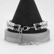 Pearl Rhinestone Pet Necklace Collar for Cats and Small Dogs