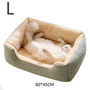 Soft Cushion Basket Bed for Cats and Small Dogs