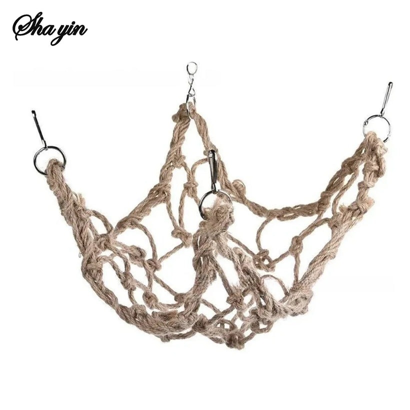 Rope Climbing Net Adventure Toy for Parrots