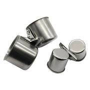 Stainless Steel Single or Double Bird Feeder Bowl