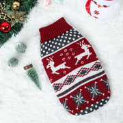 Christmas Knit Dog Sweater - Festive Winter Outfit for Small & Medium Pets