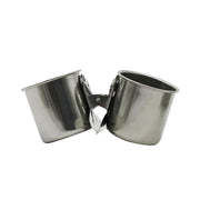 Stainless Steel Single or Double Bird Feeder Bowl