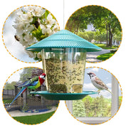 Hanging Outdoor Bird Feeder with Multiple Food Ports