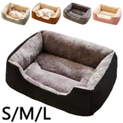 Soft Cushion Basket Bed for Cats and Small Dogs