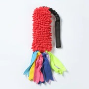 Durable Plush Rope Dog Chew Toy - Interactive Handle Pull Toy
