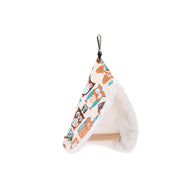 Soft Plush Hanging Parrot Nest Hammock and Cage Hut