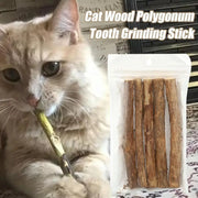 Natural Catnip Molar Sticks for Cats - Teeth Cleaning Chew Toys