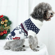 Christmas Knit Dog Sweater - Festive Winter Outfit for Small & Medium Pets