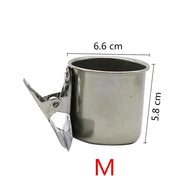 Stainless Steel Single or Double Bird Feeder Bowl