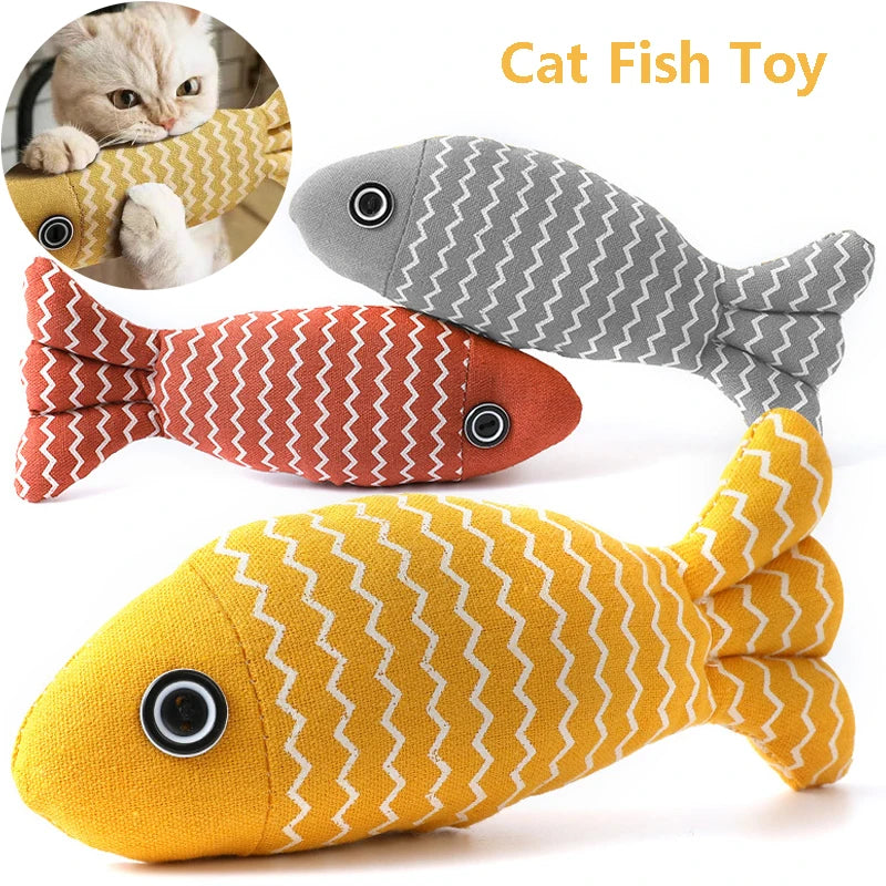 Simulation Fish Kicker Toy for Indoor Cats