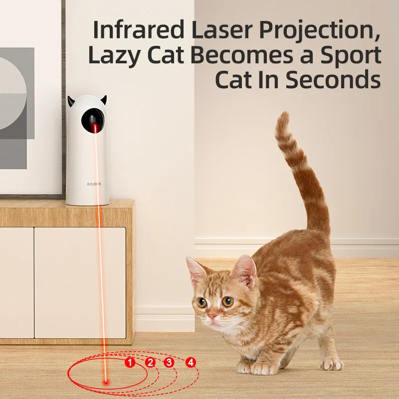 ROJECO LED Laser Teaser Toy for Cats and Dogs