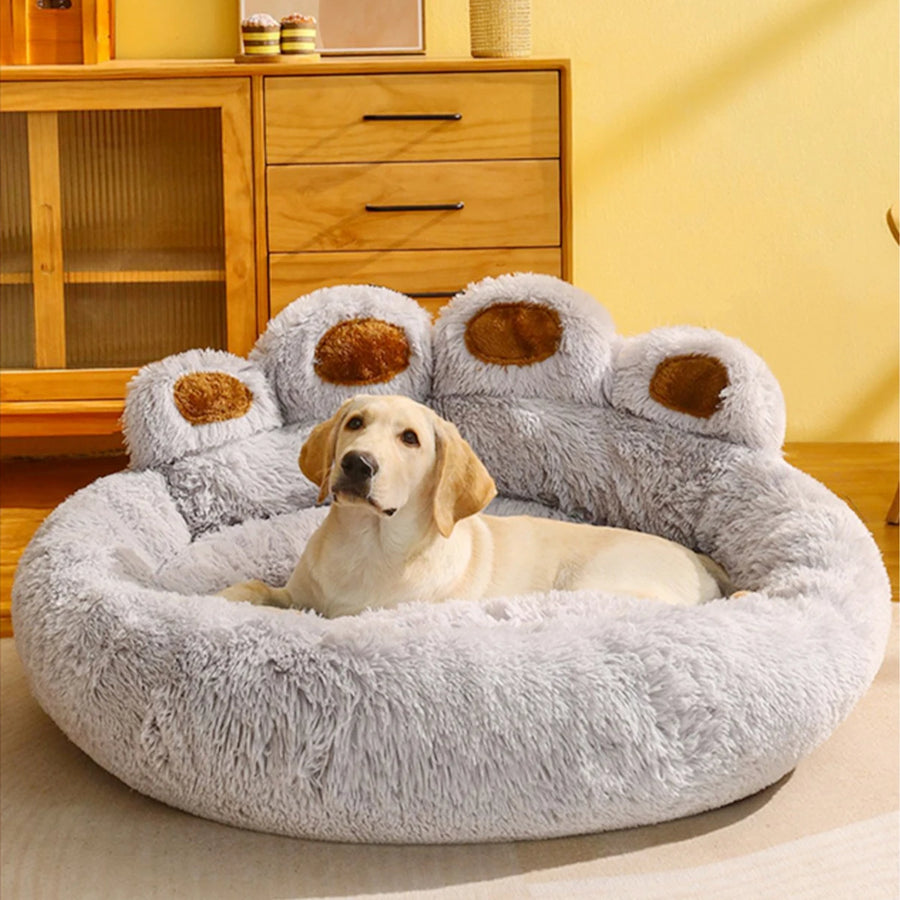 Warm Plush Sofa Bed for Small Dogs and Cats