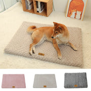 3D Foam Orthopedic Crate Bed with Washable Faux Fur Cover
