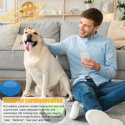 Recordable Dog Training Buttons with Light - 4/6Pc Interactive Pet Buzzer Set