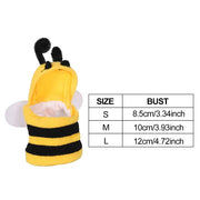 Bee Costume Flying Suit Hoodie for Pet Birds