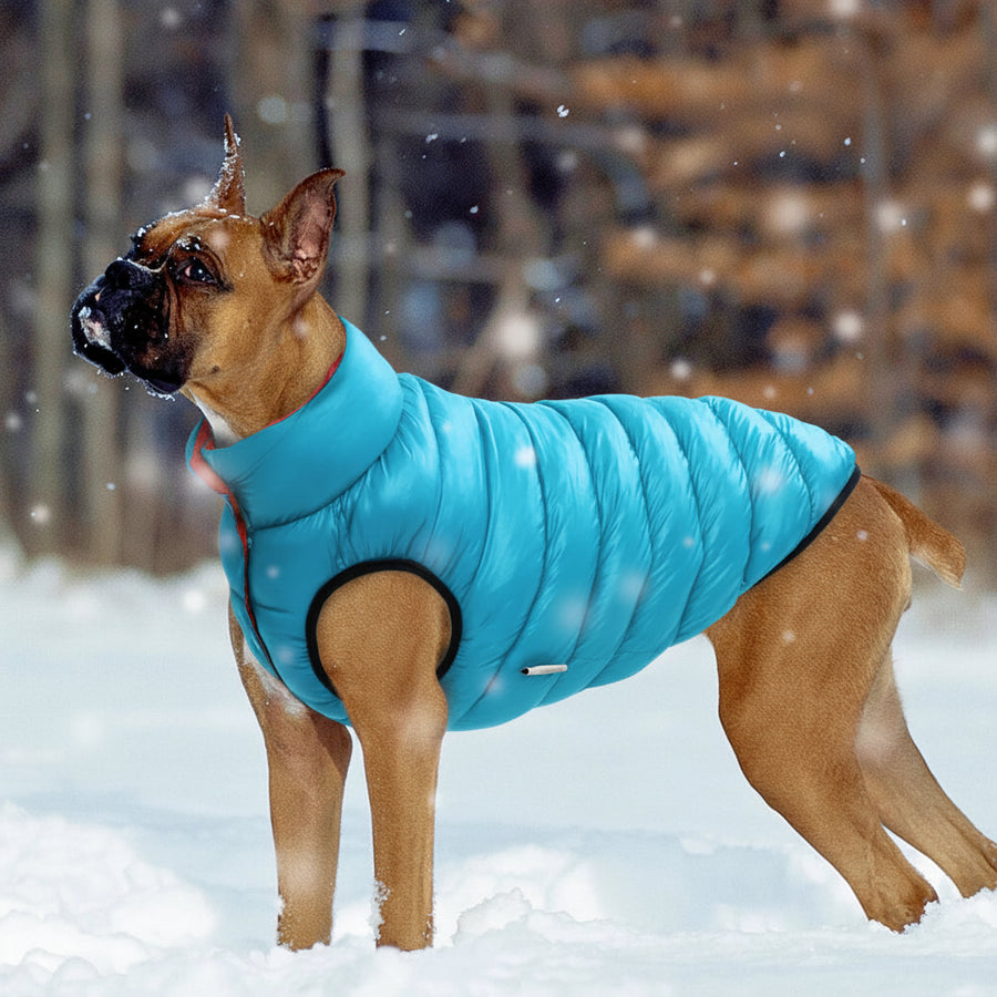 Reversible 3-Layer Dog Vest Jacket - Waterproof Winter Coat