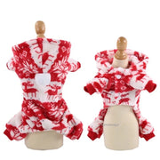 Santa Pet Costume Jacket - Christmas Dog and Cat Outfit