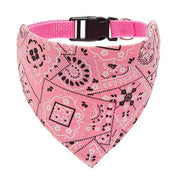 Adjustable Bandana Collar for Dogs and Cats - Printed Neckerchief Style