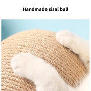 Sisal Rope Cat Scratching Ball Board for Paw Grinding