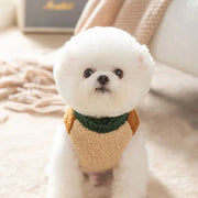 Brown Two-Legged Dog Cardigan Jacket - Warm Winter Pet Coat S-XXL