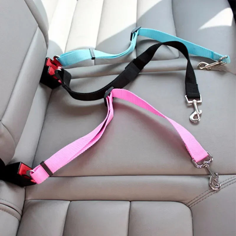 Adjustable Pet Car Seat Belt - Dog and Cat Safety Lead