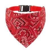 Adjustable Bandana Collar for Dogs and Cats - Printed Neckerchief Style