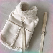 Cute Cotton Dog Vest Jacket - Soft Autumn Winter Coat for Small Pets