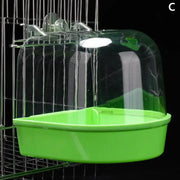 Hanging External Bird Bath for Parrots and Mynas