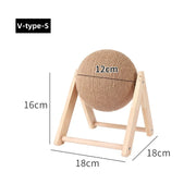 Sisal Rope Cat Scratching Ball Board for Paw Grinding
