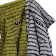 Striped Fleece Dog Turtleneck Sweater - Winter Pullover for Medium & Large Dogs