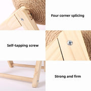 Sisal Rope Cat Scratching Ball Board for Paw Grinding