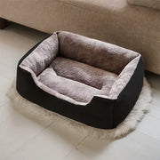 Soft Cushion Basket Bed for Cats and Small Dogs