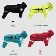 Reflective Waterproof Dog Raincoat - Adjustable Jacket for Large Dogs